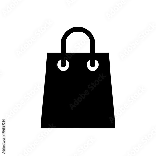 Shopping Bag Icon Vector Graphic For Digital Interfaces