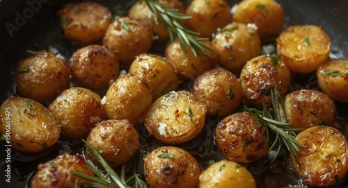 Aromatic pan-roasted potato...