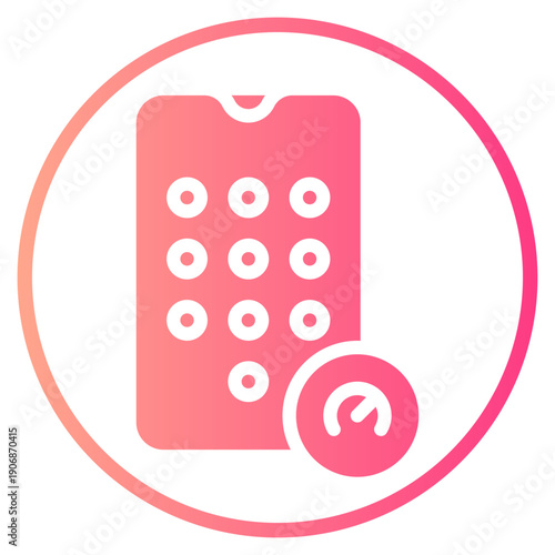 performance gradient icon