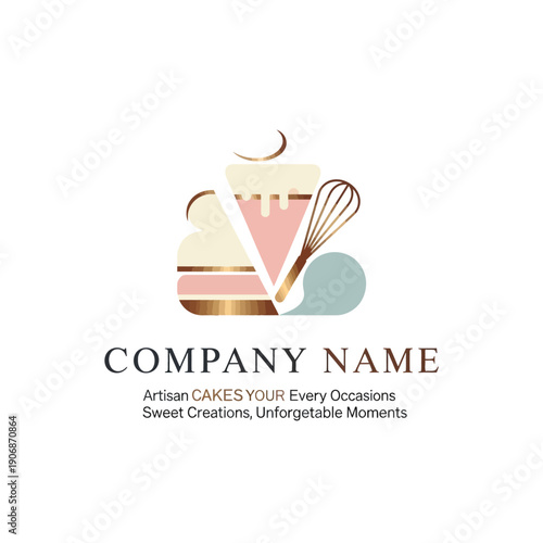 Logo for Bakery or Cake Shop Business.