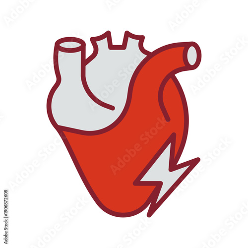 Heart Attack Icon Design