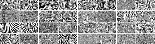 Gray mosaic tiles with varied texture patterns arranged in a grid.