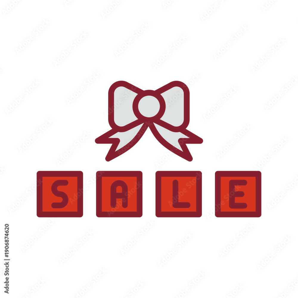 Obraz premium Holiday Sale Icon Design