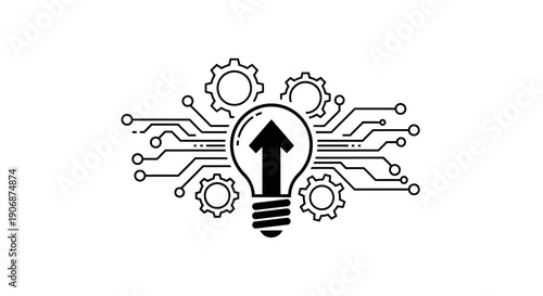 Light Bulb Circuit Board Innovation Technology.