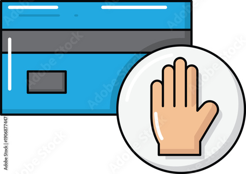 design Pay Restriction illustration icon 