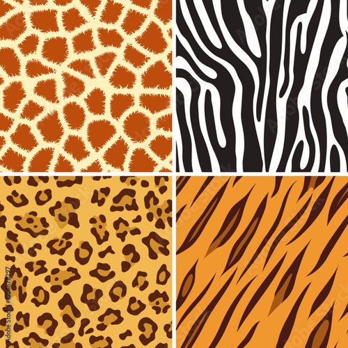 Seamless animal print