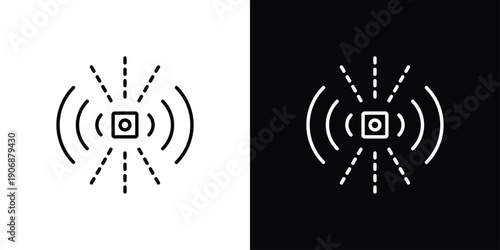 Sensor Icon Sheet Black And White