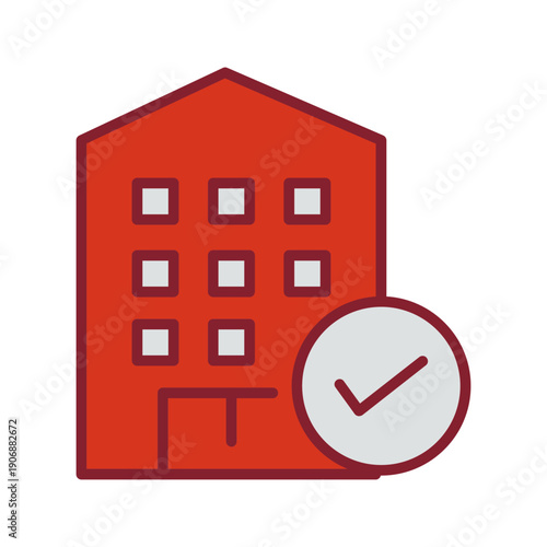 Hotel Booking Icon Design