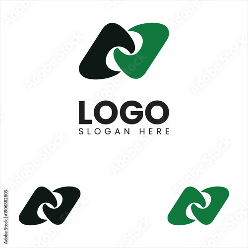Abstract Infinity Loop Logo Template