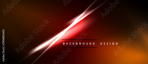 Abstract red, orange gradients. Diagonal lines create dynamic visual effect. Dark background emphasizes bright elements. Modern design.