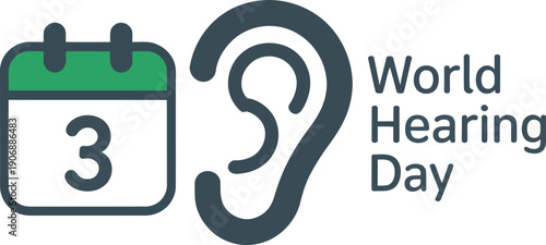 World Hearing Day Calendar Icon