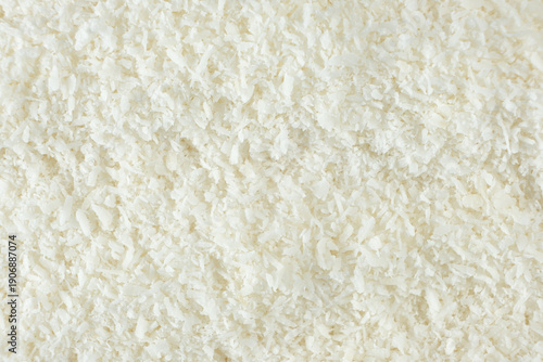 Wallpaper Mural Background texture of white desiccated coconut flakes top view Torontodigital.ca