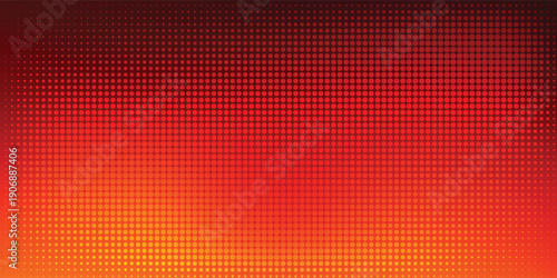 Vibrant Orange to Red Gradient Background With Dot Pattern For Modern Design eps10