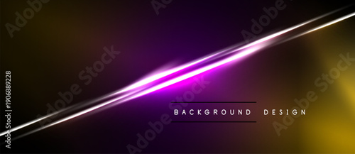 Abstract gradient background. Purple, gold hues dominate. Diagonal lines create dynamic visual effect. Text reads background design.