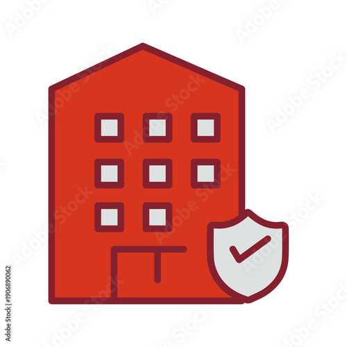Hotel Security Icon Design