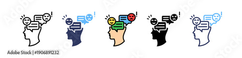 Emotional Reaction isometric icon