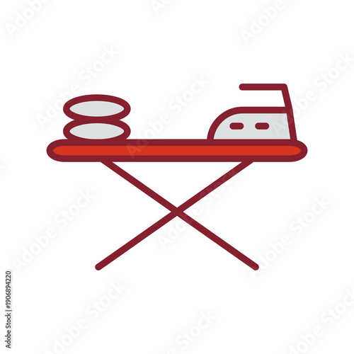 Iron Board Icon Design