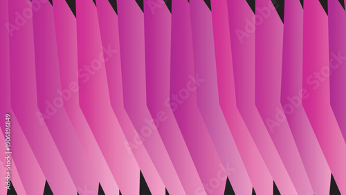 Pink and magenta geometric zigzag pattern with gradient shading background flat geometric