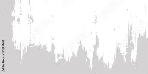 A vintage grunge watercolor vector background featuring a dirty ink stain splash pattern with a floral silhouette border design