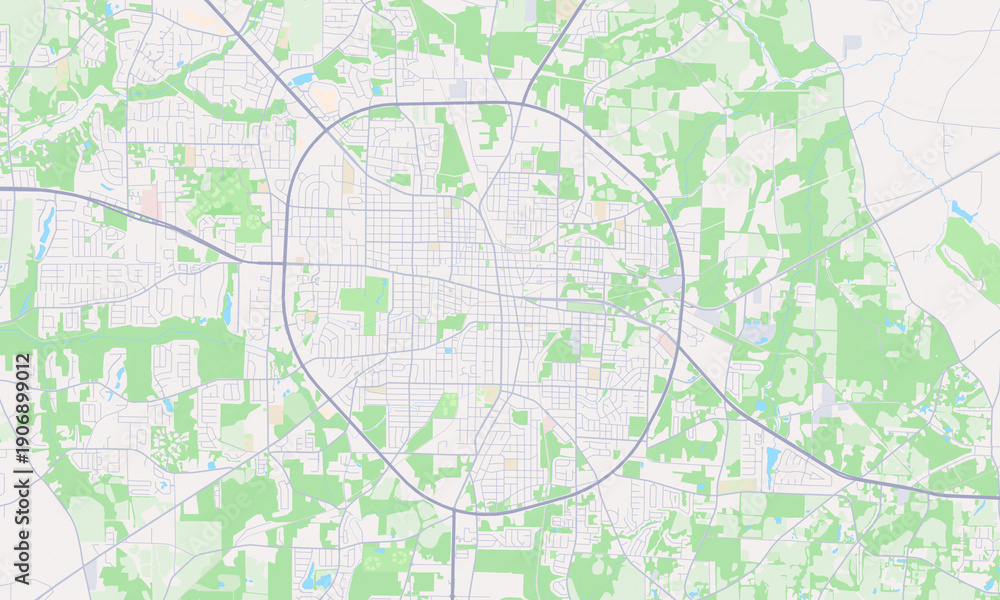 Naklejka premium Dothan Alabama map