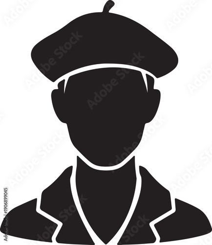 Black silhouette vector