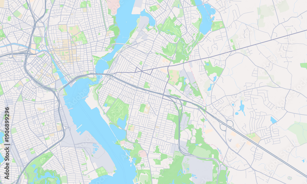 Naklejka premium East Providence Rhode Island map
