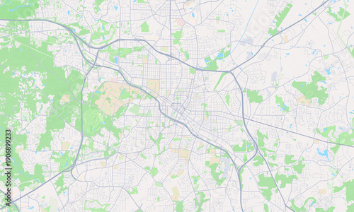 Durham North Carolina map