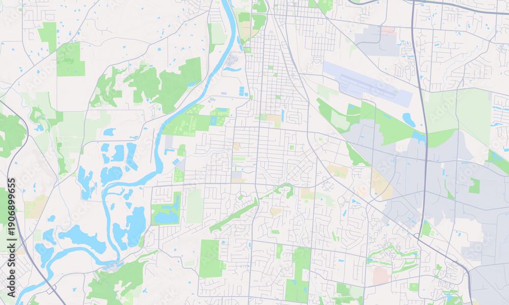 Fototapeta premium Fairfield Ohio map
