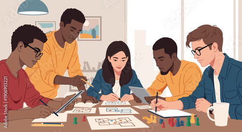 A dedicated student diligently writes notes, perfect for educational content or motivational themes.