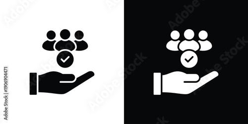 Human resources Icon Sheet Multiple Style Collection Isolated Vector
