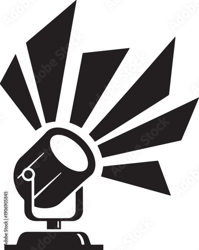 Minimalist Theater & Event Lighting Vector