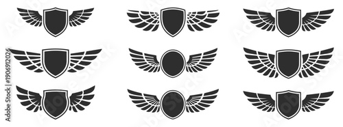 Shields with Wings, Winged Shield Emblem