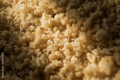 Baked texture macro with limited focus