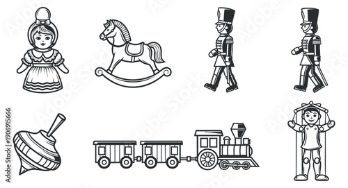 A collection of woven pattern designs in black and white hand-drawn vector style, suitable for textile and graphic projects