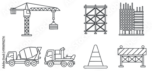 A collection of various book illustrations, including open and closed books, in black and white outline vector style, suitable for educational and literary themes