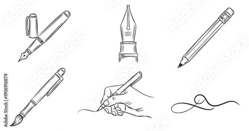 A collection of skincare and wellness icons in minimalist outline vector style, ideal for health and beauty projects