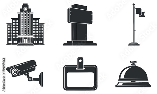 A collection of skincare products including bottles and tubes in minimalist outline vector style, ideal for beauty branding and wellness themes