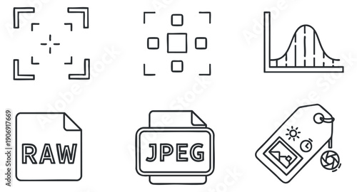 A collection of QR codes representing payment methods including dollar, euro, credit card, and mobile shopping in modern vector style, ideal for e-commerce and financial applications