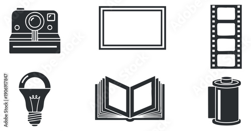 A collection of diverse character avatars featuring smiling faces in clean line art style, suitable for social media and branding