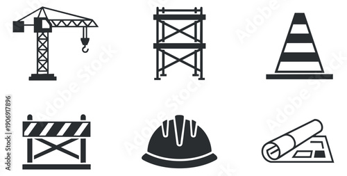 A collection of various backpack designs in black and white vector style, ideal for outdoor and travel branding