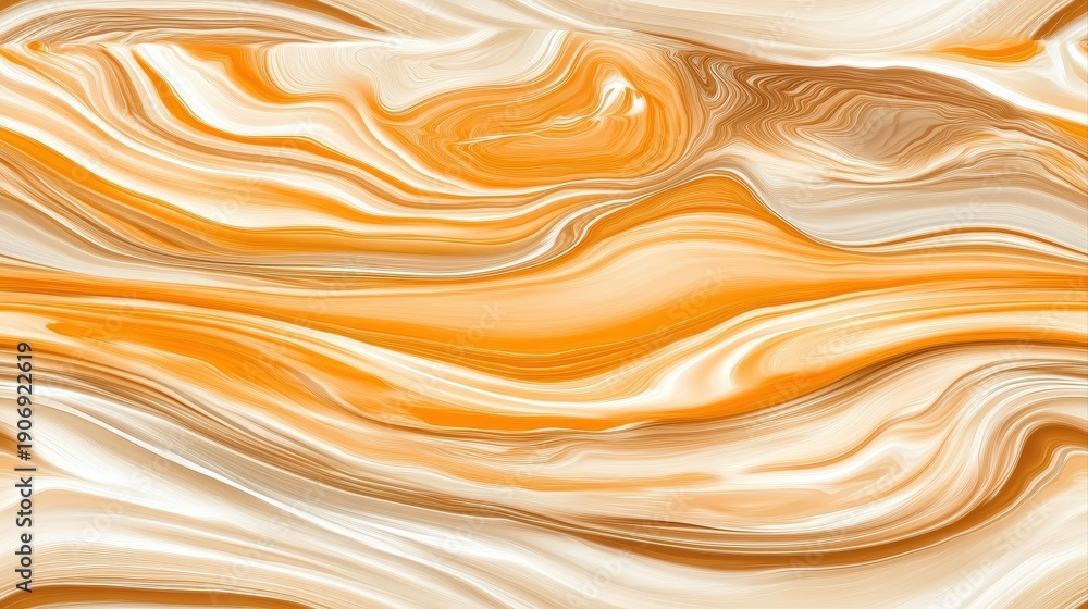 Fototapeta premium Soft Marble Effect in Seamless Patterns with High Fidelity for Creative Design Projects and Textures in Earthy Tones and Fluid Motion