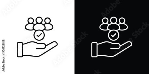 Human resources Icon Sheet Multiple Style Collection Isolated Vector