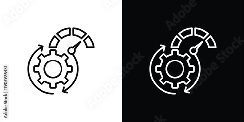 Responsible Icon Sheet Multiple Style Collection Isolated Vector