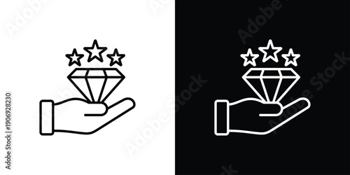 Values Icon Sheet Multiple Style Collection Isolated Vector