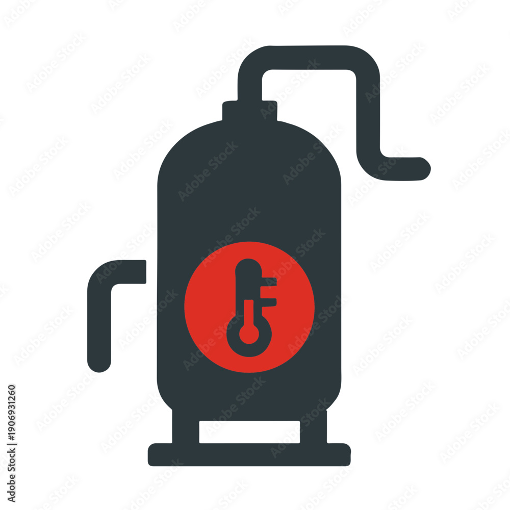 Obraz premium Industrial Boiler Icon