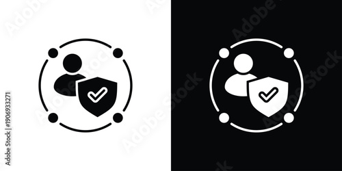 Integrity Icon Sheet Multiple Style Collection Isolated Vector