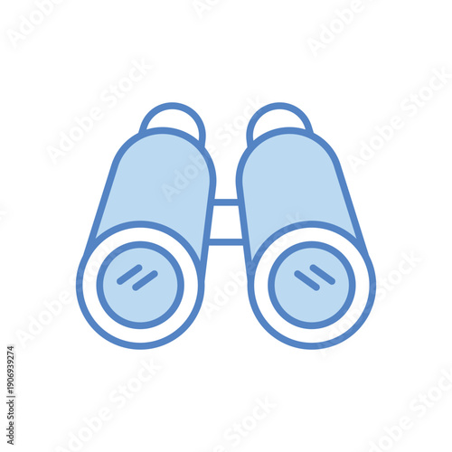 Binoculars vector icon