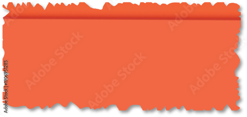 Realistic torn Color Note Paper with Paperclip Pin – Sticky Memo Sheet for School Assignments, Office Planning, and Home Organization – Vector Illustration