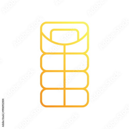 Sleeping Bag vector icon