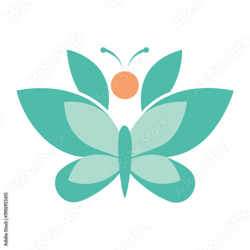 Zen Butterfly Mental Health Icon